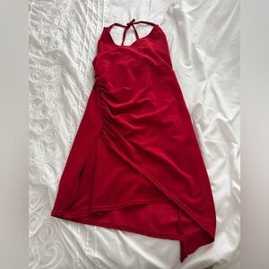 Elegant Red Women's Dress
